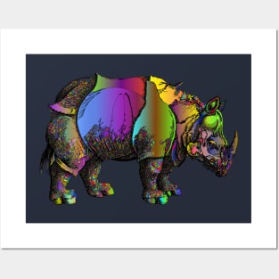 Rhino Body Posters and Art